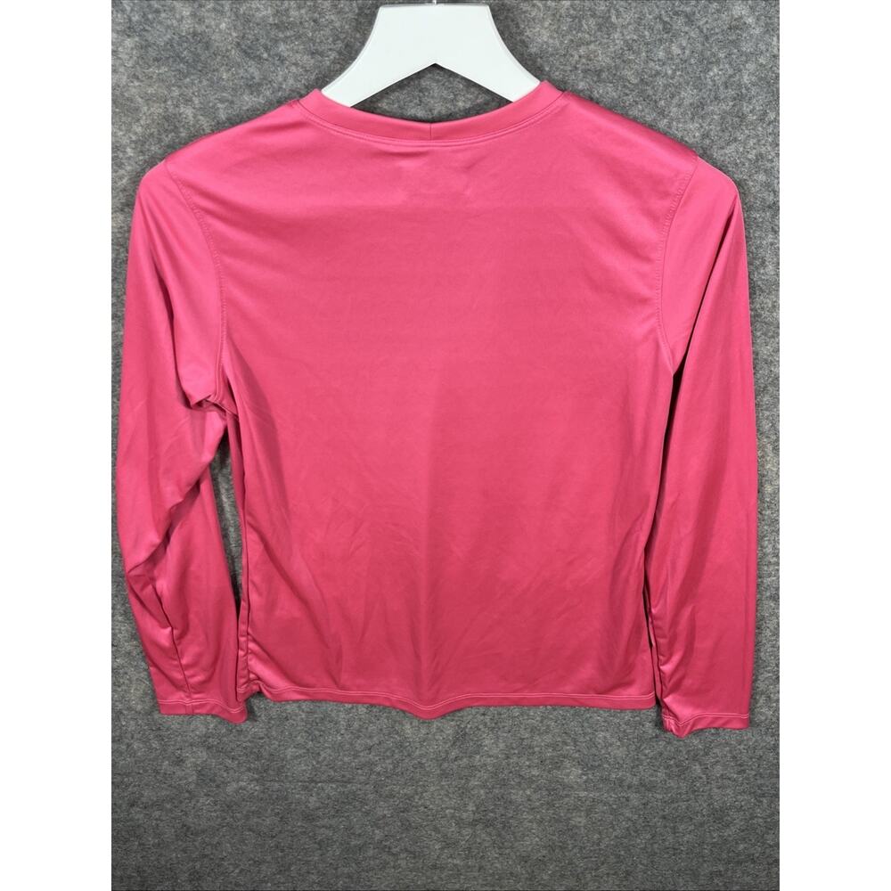 Columbia Girls Fork Stream Long Sleeve T-shirt, Wild Geranium Pink, XS - Picture 11 of 11